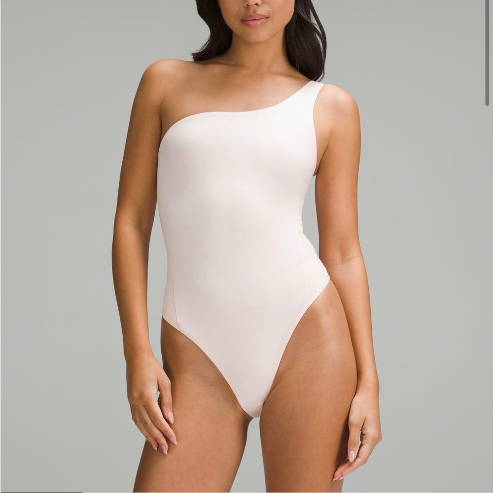 Lululemon asymmetrical bodysuit size M